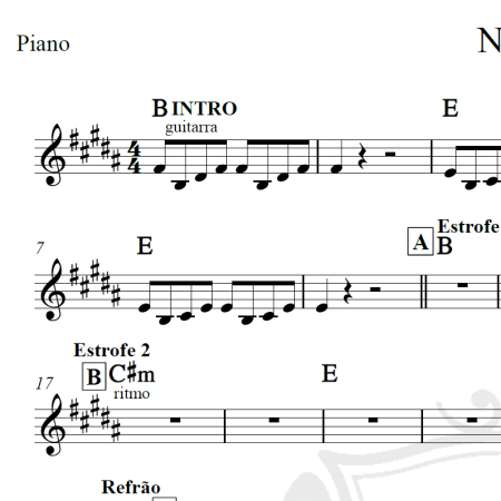 Nega - Luan Santana - Cifra