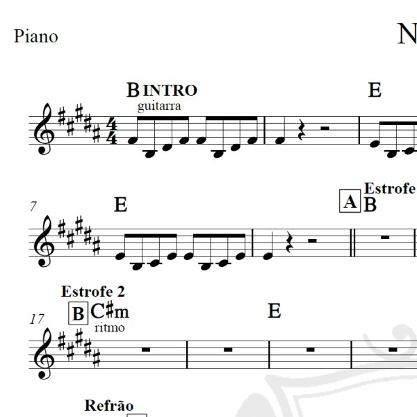 Nega - Luan Santana - Cifra