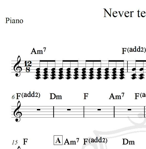 Never tear us apart - INXS - Cifra