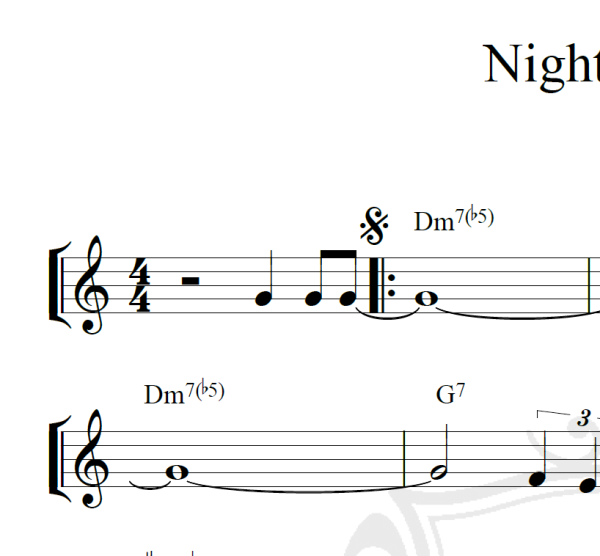 Night and day - Piano