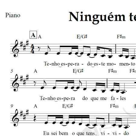 Ninguém te ama como eu - Padre Marcelo Rossi - Piano/Vocal