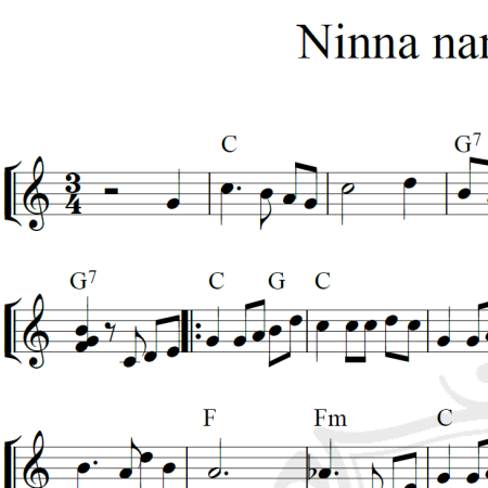 Ninna nanna della vita - Piano