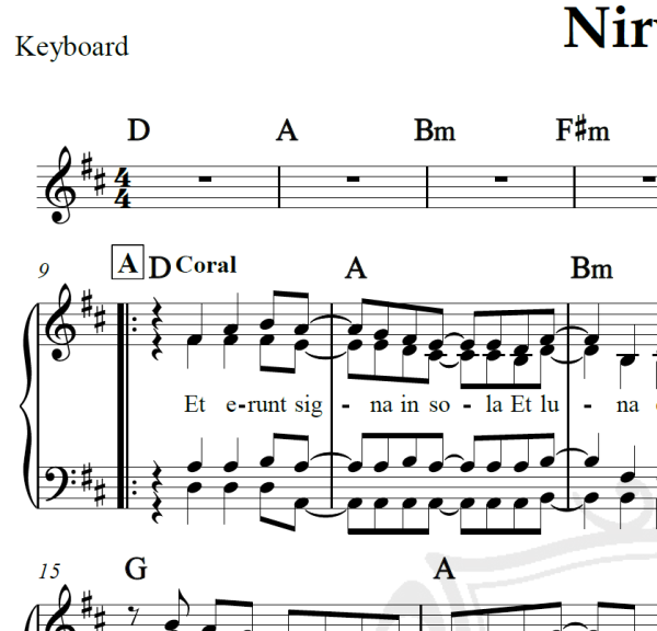 Nirvana - Elbosco - Arranjo Coral