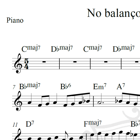 No balanço do Jequibau - Mario Albanese - Piano