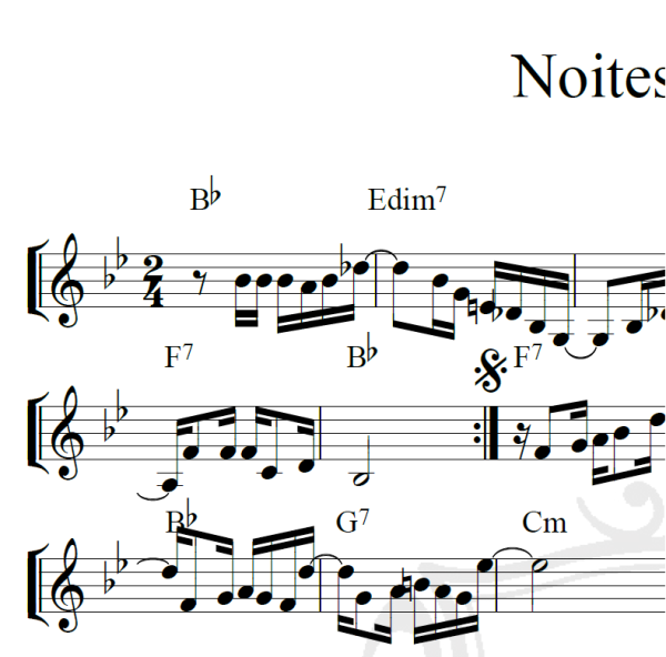 Noites cariocas - Piano