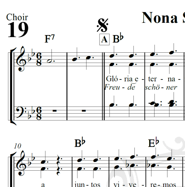 Nona Sinfonia - Beethoven - Arranjo Coral