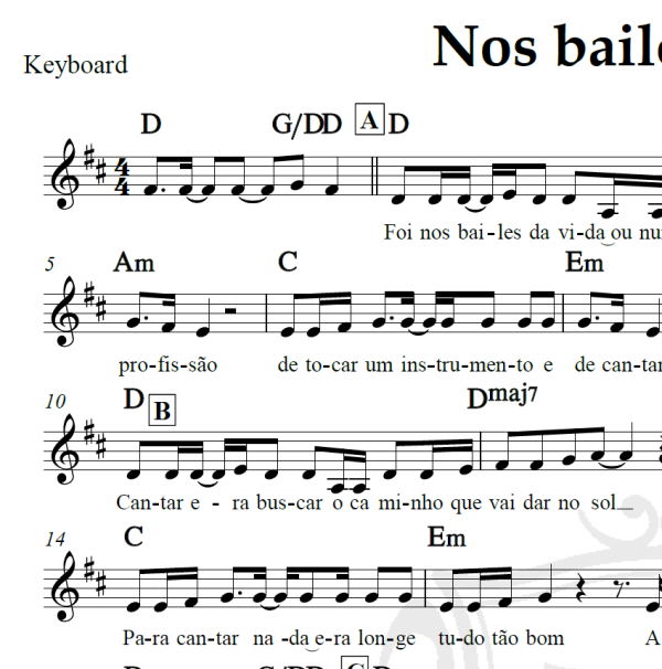 Nos bailes da vida - Milton Nascimento - Arranjo Coral