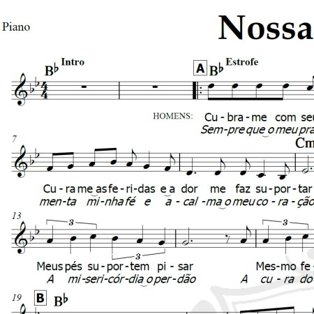 Nossa Senhora - Roberto Carlos - Piano/Vocal