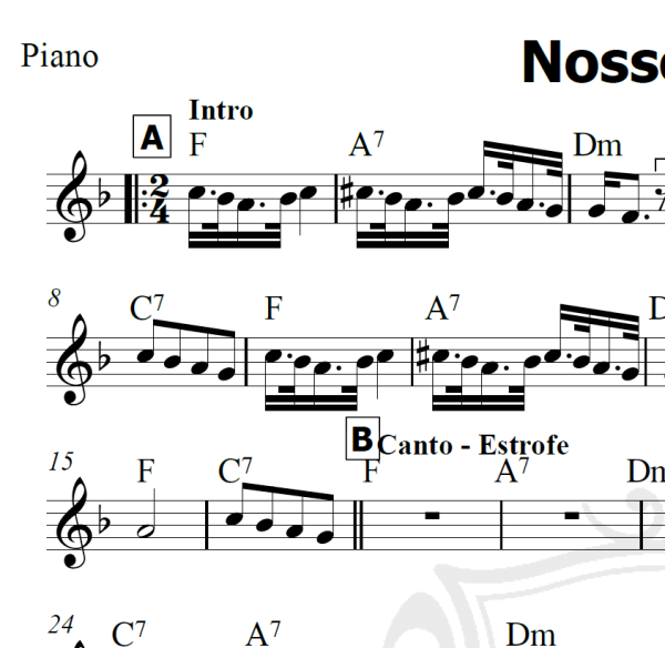 Nosso Xote - Bicho de pé - Cifra