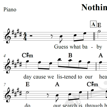 Nothing but love - Mr. Big - Piano/Vocal