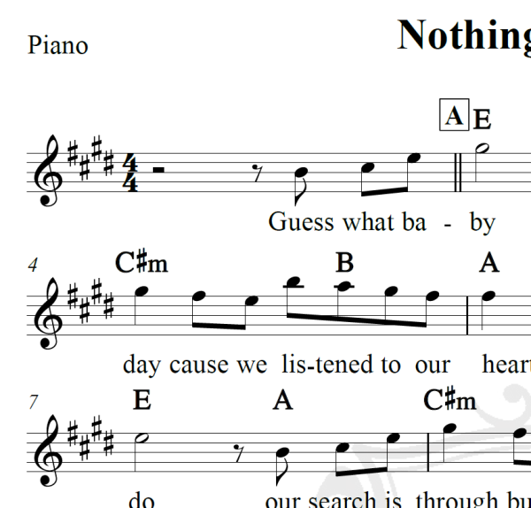 Nothing but love - Mr. Big - Piano/Vocal