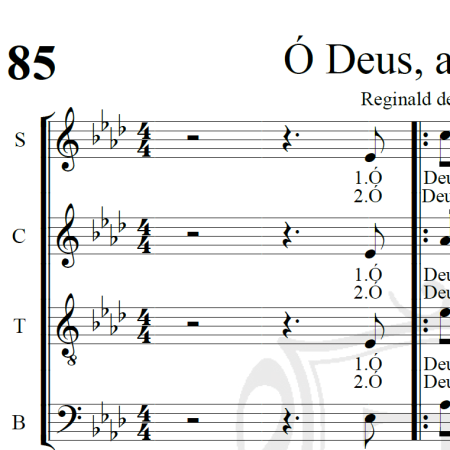 Ó Deus, aqui viemos - Arranjo Coral