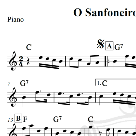 O Sanfoneiro só tocava isso - Piano