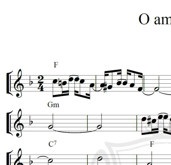 O amanhã - Simone - Piano