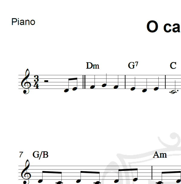 O caderno - Toquinho - Piano/Vocal