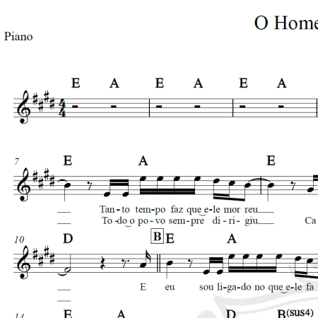 O Homem de Nazaré - Antonio Marcos - Piano/Vocal