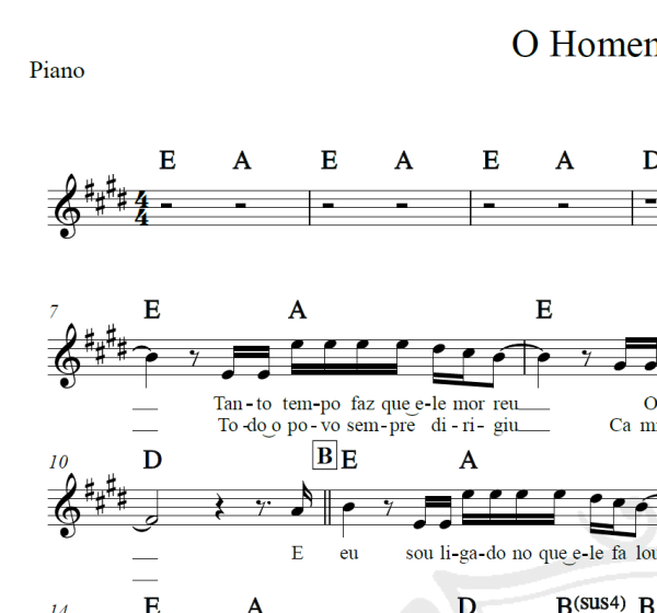 O Homem de Nazaré - Antonio Marcos - Piano/Vocal