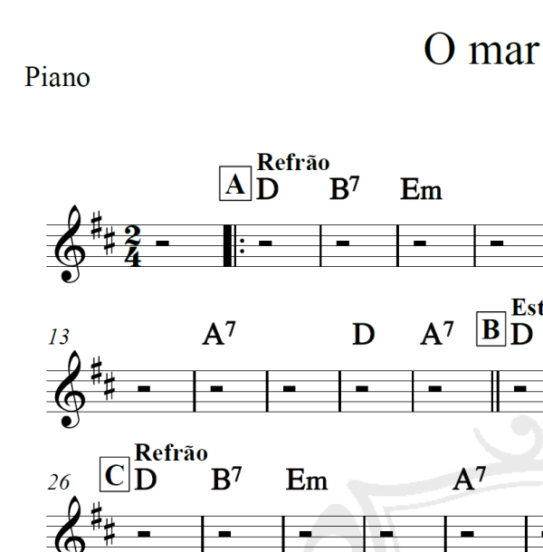 O mar serenou - Clara Nunes - Cifra