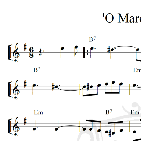 'O Marenariello - Piano