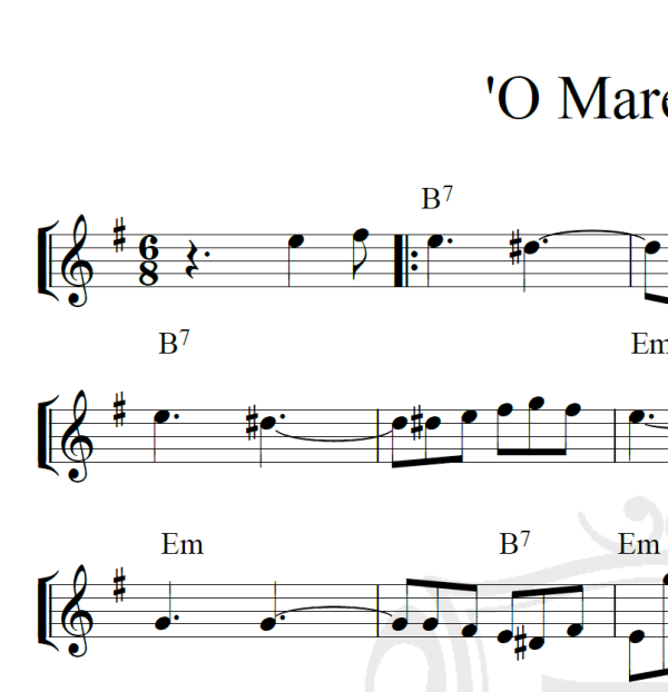 'O Marenariello - Piano