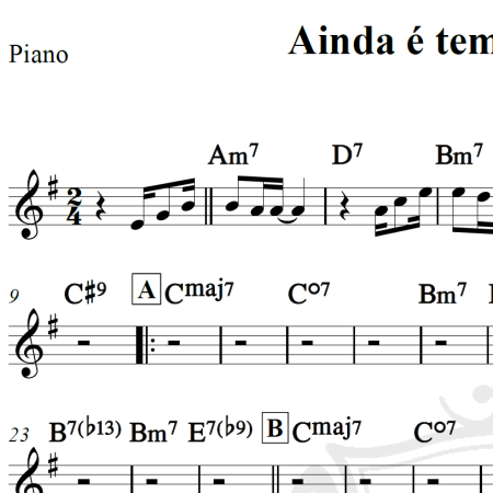 Ainda é tempo de ser feliz - Zeca Pagodinho - Cifra
