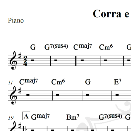 Corra e olhe o céu - Cartola - Cifra