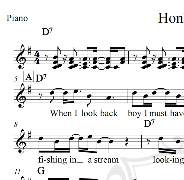 Honky cat - Elton John - Piano/Vocal