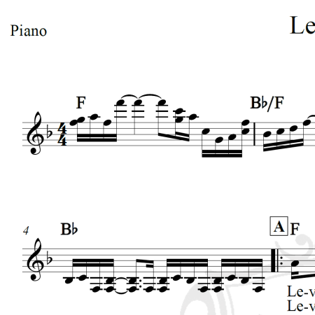 Levon - Elton John - Piano/Vocal