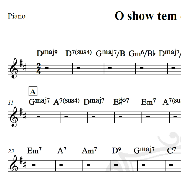 O show tem que continuar - Revelação - Cifra