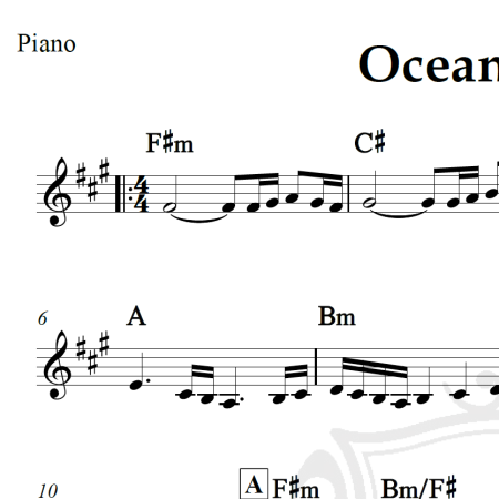 Ocean Gypsy - Blackmore's Night - Piano