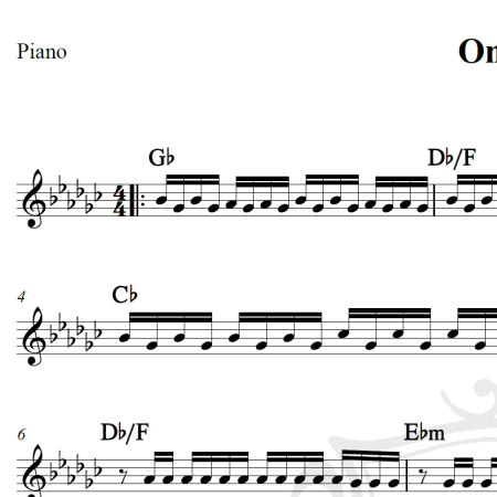 One life - Ed Sheeran - Piano