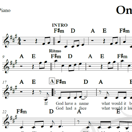 One of us - Joan Osborne - Piano/Vocal