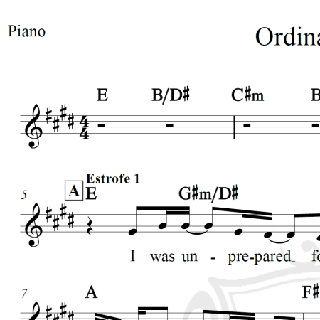 Ordinary man - Elton John e Ozzy Osbourne - Piano/Vocal