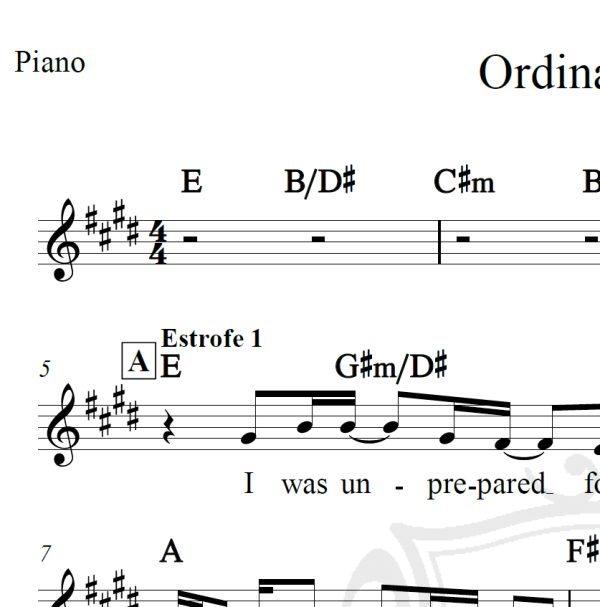 Ordinary man - Elton John e Ozzy Osbourne - Piano/Vocal