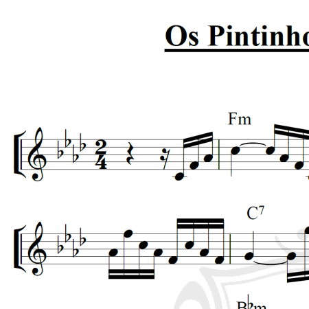Os Pintinhos no Terreiro - Piano