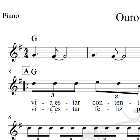 Ouro de tolo - Raul Seixas - Piano/Vocal