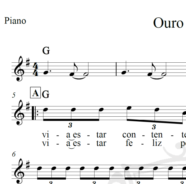 Ouro de tolo - Raul Seixas - Piano/Vocal
