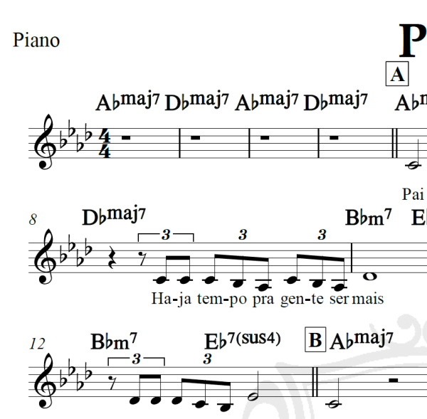 Pai - Fábio Júnior - Piano/Vocal