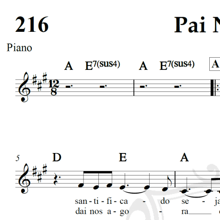 Pai Nosso - Padre Marcelo Rossi - Piano/Vocal