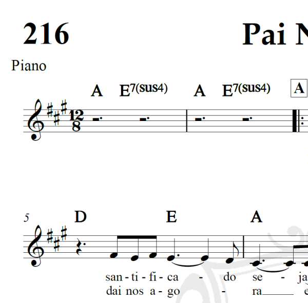 Pai Nosso - Padre Marcelo Rossi - Piano/Vocal