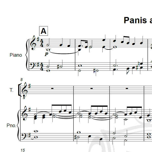 Panis angelicus - Frank - Piano/Vocal