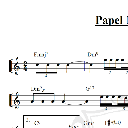 Papel Marchê - João Bosco - Piano