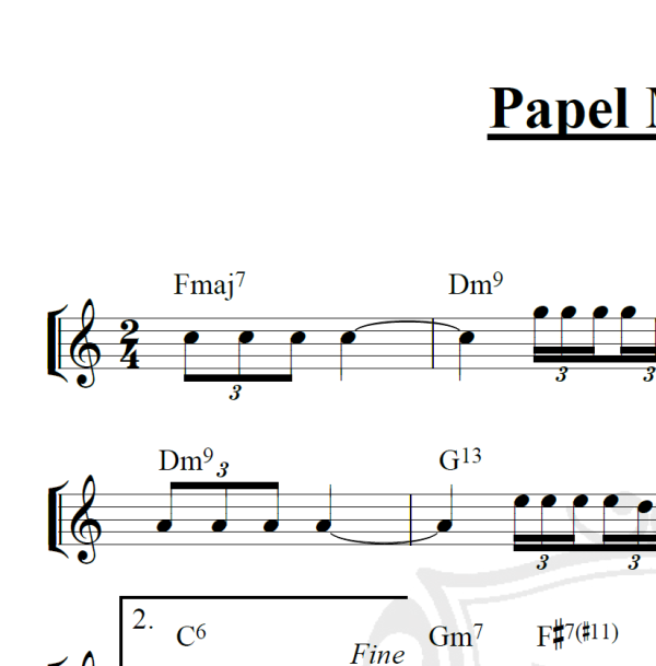 Papel Marchê - João Bosco - Piano