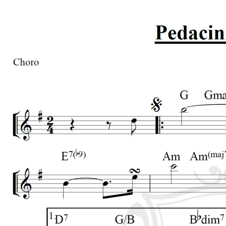 Pedacinhos do céu - Piano