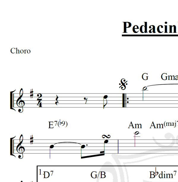 Pedacinhos do céu - Piano