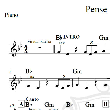 Pense em mim - Leandro e Leonardo - Cifra