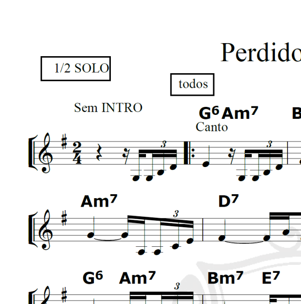 Perdido de amor - Dick Farney - Piano