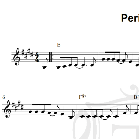 Perigosa - As Frenéticas - Piano