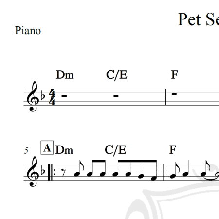 Pet Sematary - Ramones - Piano
