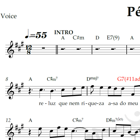 Pétala - Djavan - Piano/Vocal